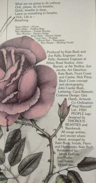 LP Kate Bush: Never For Ever