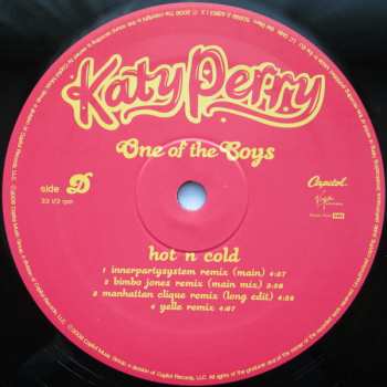 2LP Katy Perry: One of the Boys