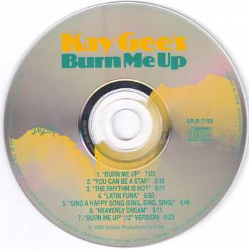 CD The Kay-Gees: Burn Me Up