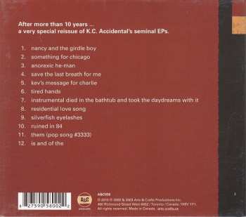 2CD K.C. Accidental: Captured Anthems For An Empty Bathtub + Anthems For The Could've Bin Pills