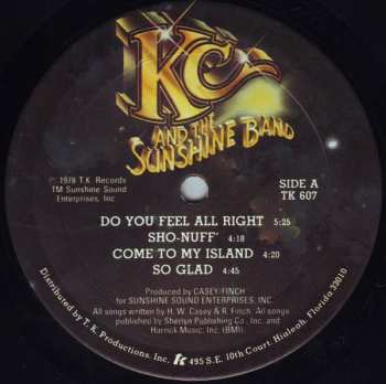 LP KC & The Sunshine Band: Who Do Ya (Love)