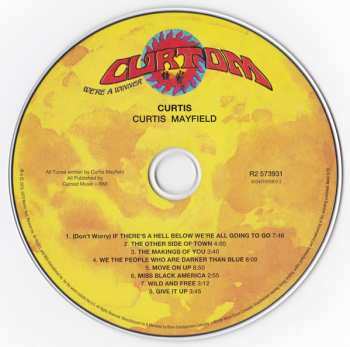 4CD/Box Set Curtis Mayfield: Keep On Keeping On: Curtis Mayfield Studio Albums 1970-1974