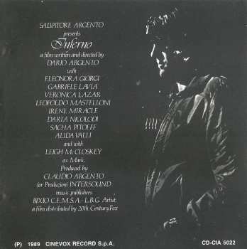 CD Keith Emerson: Inferno (Original Soundtrack)