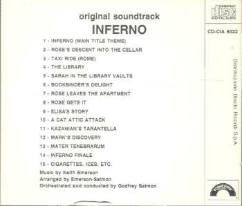 CD Keith Emerson: Inferno (Original Soundtrack)