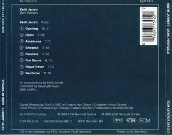 CD Keith Jarrett: Dark Intervals