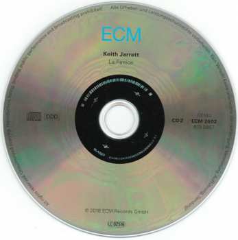 2CD Keith Jarrett: La Fenice