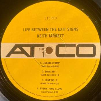 LP Keith Jarrett: Life Between The Exit Signs