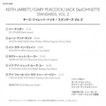 CD Keith Jarrett: Standards, Vol. 2 LTD