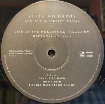 2LP Keith Richards And The X-Pensive Winos: Live At The Hollywood Palladium December 15, 1988