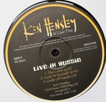 2LP/DVD Ken Hensley & Live Fire: Live In Russia
