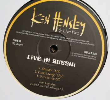 2LP/DVD Ken Hensley & Live Fire: Live In Russia
