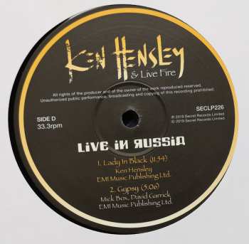 2LP/DVD Ken Hensley & Live Fire: Live In Russia