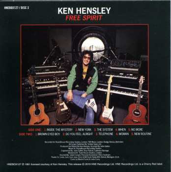 3CD/DVD Ken Hensley: The Bronze Years 1973-1981