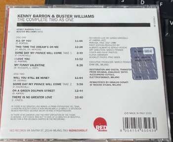 2CD Kenny Barron: The Complete Two As One