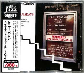 CD Kenny Barron: Live At Fat Tuesdays LTD