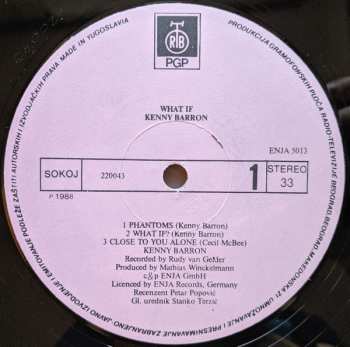 LP Kenny Barron: What If?