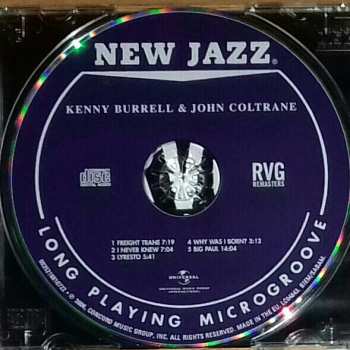 CD John Coltrane: Kenny Burrell & John Coltrane