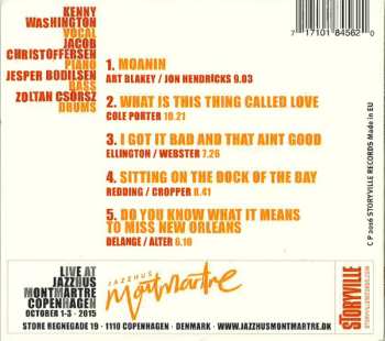 CD Kenny Washington: Moanin - Live At Jazzhus Montmartre