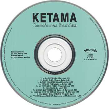 CD Ketama: Canciones Hondas