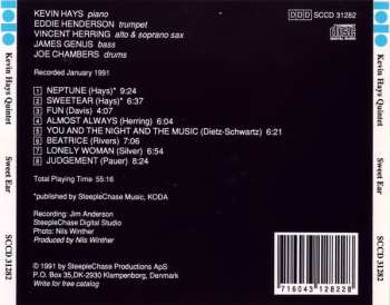 CD Kevin Hays Quintet: Sweet Ear