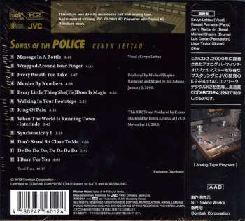 CD Kevyn Lettau: Songs Of The Police