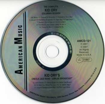 CD Kid Ory: The Complete Kid Ory Columbia Session 1946