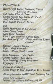 CD King Crimson: Lizard