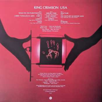 2LP King Crimson: USA CLR | LTD