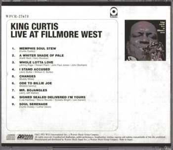 CD King Curtis: Live At Fillmore West LTD
