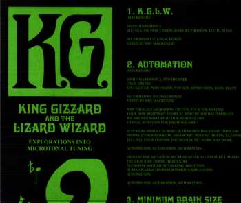 CD King Gizzard And The Lizard Wizard: K.G.