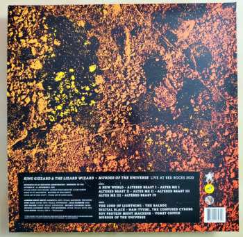 LP King Gizzard And The Lizard Wizard: Murder Of The Universe (Live At Red Rocks 2022) CLR