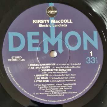 LP Kirsty MacColl: Electric Landlady