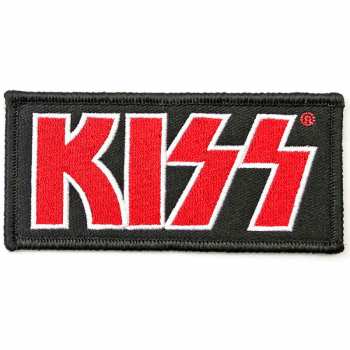Merch Kiss: Aufnäher Red Logo Kiss