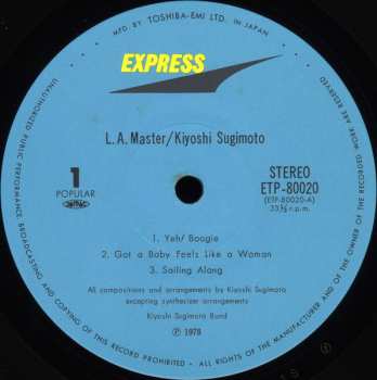 LP Kiyoshi Sugimoto: L.a. Master