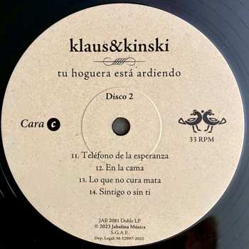 2LP Klaus & Kinski: Tu Hoguera Está Ardiendo LTD