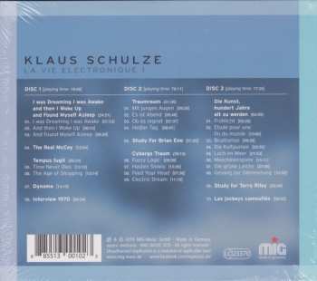 3CD Klaus Schulze: La Vie Electronique 1 DIGI