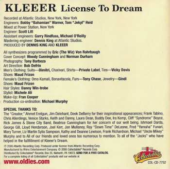 CD Kleeer: License To Dream