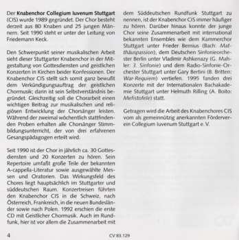 CD Collegium Iuvenum: Freuet Euch Und Jubiliert - Chormusik Zu Advent Und Weihnachten