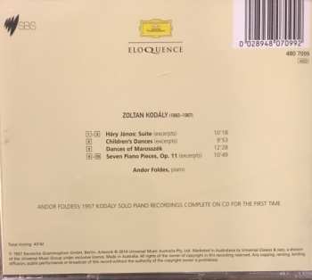 CD Zoltán Kodály: Piano Works