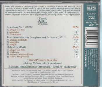 CD Russian Philharmonic Orchestra: Symphony No. 1 • Divertimento • Sinfonietta