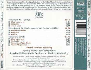CD Russian Philharmonic Orchestra: Symphony No. 1 • Divertimento • Sinfonietta