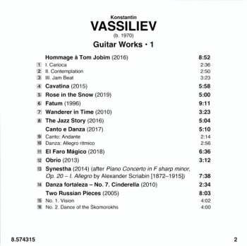 CD Konstantin Vassiliev: Guitar Works • 1