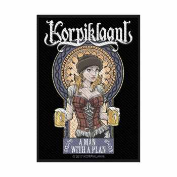 Merch Korpiklaani: Aufnäher A Man With A Plan 