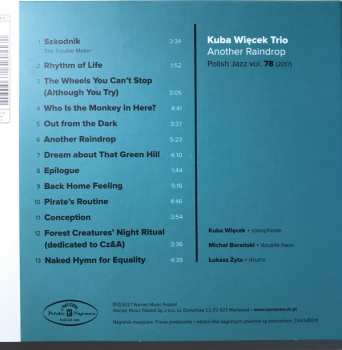 CD Kuba Więcek Trio: Another Raindrop