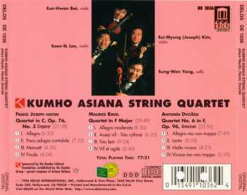 CD Antonín Dvořák: Kumho Asiana String Quartet Plays Haydn, Ravel, Dvořák