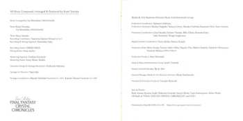 CD Kumi Tanioka: Final Fantasy Crystal Chronicles Piano Collections