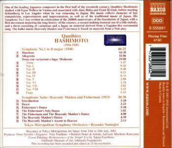 CD Kunihiko Hashimoto: Symphony No. 1 In D. Symphonic Suite "Heavenly Maiden And Fisherman".