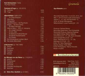 CD Kurt Schwertsik: Die Klavierwerke