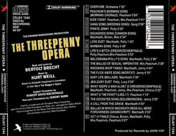 CD Kurt Weill: The Threepenny Opera - Donmar Warehouse Original Cast