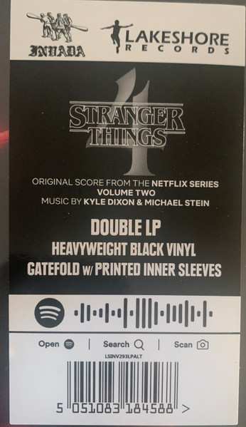 2LP Kyle Dixon: Stranger Things 4 · Volume Two (Original Score From The Netflix Series)